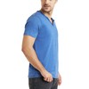 Lucky Brand Men's Venice Burnout Notch Neck Tee Shirt, Monaco