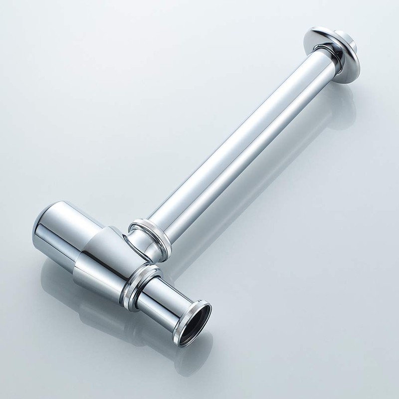 Ibergrif M20505 Bottle Trap 1 1/4, P-Trap, Bathroom Sink Tap