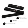 Athletic Aesthetics Professional Lifting Straps (Padded) + Basic Exercise Guide