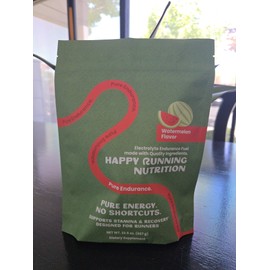 Happy Running Nutrition Pure Endurance Electrolyte Endurance Drink Mix, Watermelon Flavor, 30 Servings, 23.5 oz