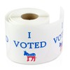 I Voted Stickers - (Roll of 300) 2.5 Inch Circle