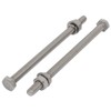 Sourcingmap 5 Set M6x100mm 316 Stainless Steel Hex Bolts w