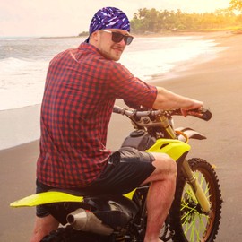 DOCILA Do Rag Men Skull Cap Women Camo Motorcycle Head Wrap Bandana Military Helmet Liner Dew Cycling Accessories Gift