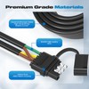 4 Pin 5 Wire Trailer Wiring Harness Kit, Malictele 50FT