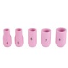 49pcs/set Gas Lens Alumina Nozzles Cups Collets Accessory Kit for