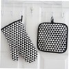 LIFKOME 5pcs Adjustable Cotton Canvas Apron Set Pockets for Kitchen