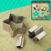 YKSPLUSK 9 PCS Hollow Punch Cutter Set, 9 Sizes Star