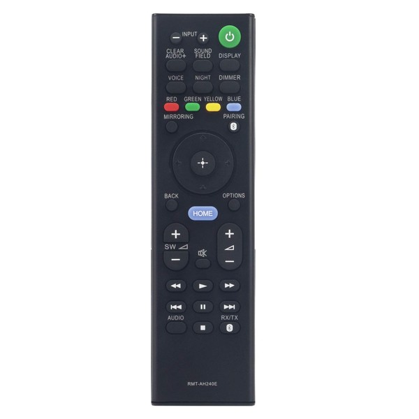 VINABTY RMTAH240E RMT-AH240E Replacement Remote Control for Sony Soundbar HT-CT790