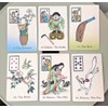 Ukiyo-e Style Renorman Cards, Set of 36, Japanese Design, Caramel