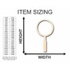 Unfinished Wood Magnifying Glass Shape Detective Craft up to 46"