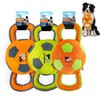 ALL FOR PAWS Ballistic Handle Ball Dog Toy with Squeaker,