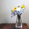 GemRich Vase Unbreakable Flower Base, Stylish, Single Vase, 5.9 inches