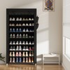 Laiensia 9-Tier Vertical Shoe Rack Organizer, Space Saving Shoe Storage
