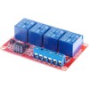 GTIWUNG 4 Channel 24 V Relay Module with Optocoupler -
