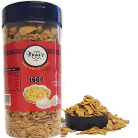 Humis Crispy Fried Garlic Flakes | 160 Gram |Fried Garlic Flakes |