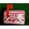 Greenbrier Valentine Gift Boxes Mailboxes Hinged Door with Flags Metal