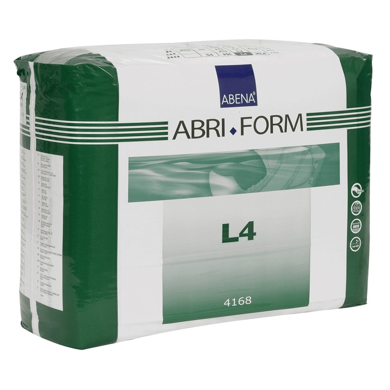 Abena Abri-Form Comfort Plastic-Backed Briefs, Level 4, (Medium To Large