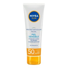 Nivea Sun Protector Solar Facial Fps50 Piel Sensible 50gr