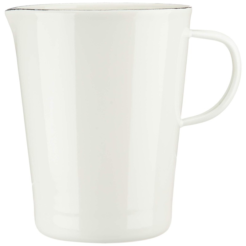 Pearl Metal Measuring Cup White 800ml Enamel Measuring Cup Blanc