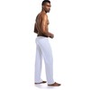 HamLen Men's Cool Ice Silk Yoga Pants Lounge Sleepwear Elastic