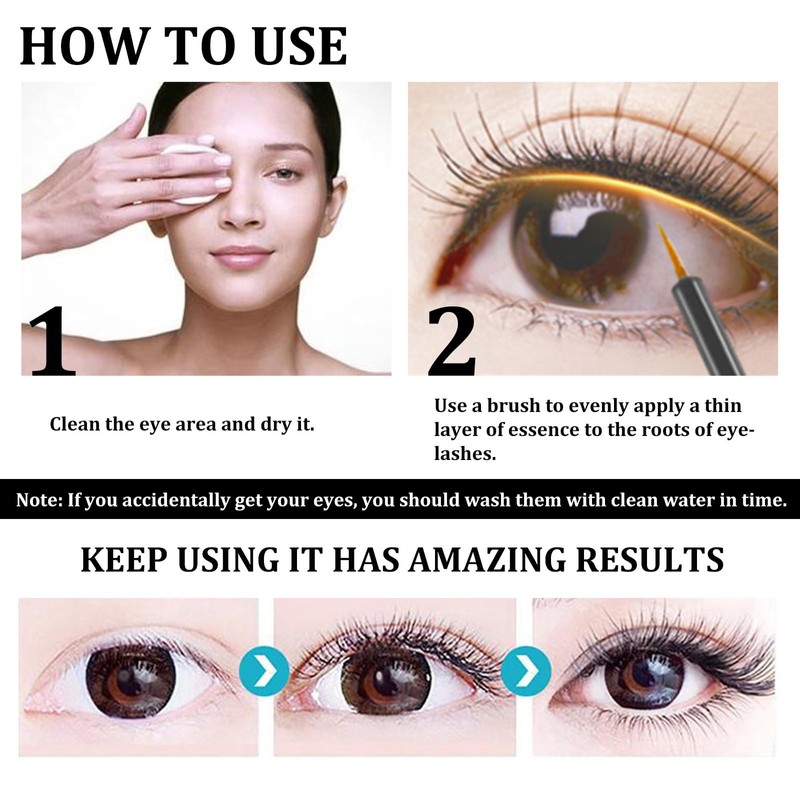 Eyelash Serum, Mild Lash Serum, Easily Absorbable, Plant Extract, Nutritious
