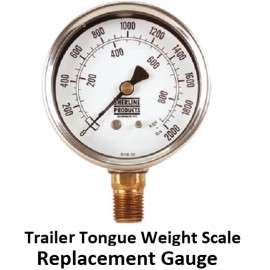 Sherline 80070 replacement gauge for Trailer Tongue Weight Scale 0-2000LB