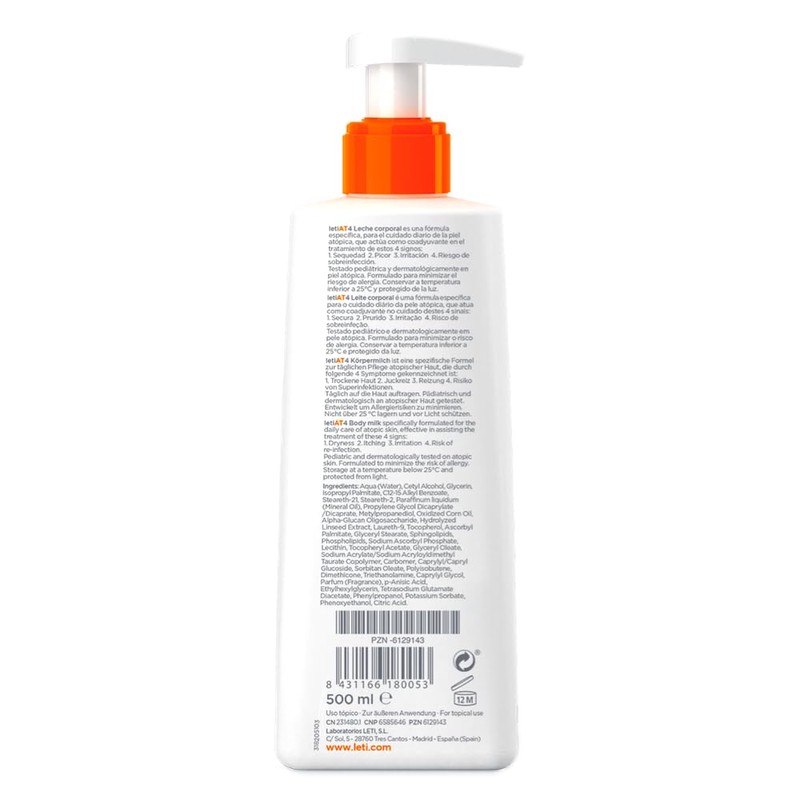 Leti AT-4 Body Milk 500 ml