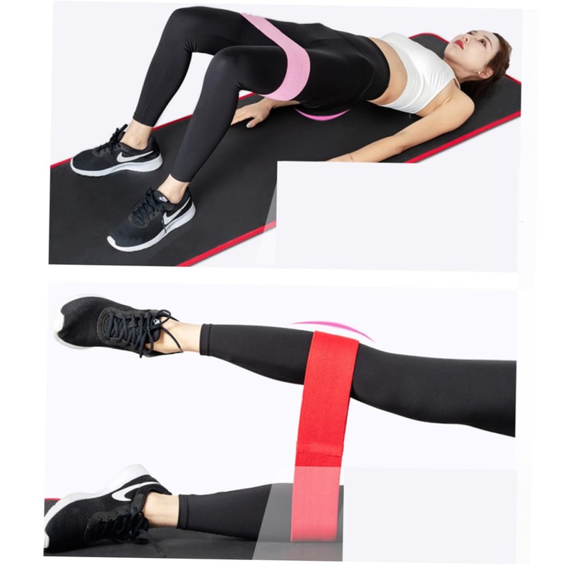 BESPORTBLE XL Red Squat Resistance Band Non Slip Hip Tension