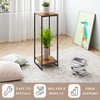 JEPRECO 34" Tall Plant Stand Indoor, 2-Tier Modern Plant Shelf,