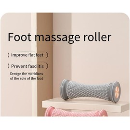 Yoga Fascia Ball Foot Massager Wheel Tendon Dredging Roller Multifunctional Foot Massage Wheel (Pink)