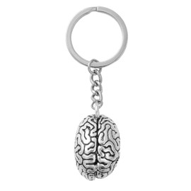 SAE99 Alloy Cerebrum Brain Keychain
