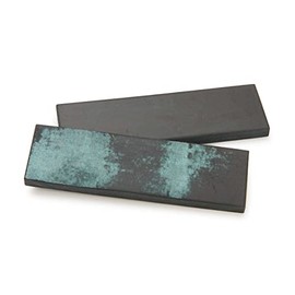 WOODRIVER Black & Blue Micarta, 8mm x 1-1/2" x 5" Knife Scale, 2-Pieces