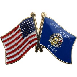 Wisconsin - State Friendship Lapel Pin