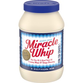 Miracle Whip Dressing, for a Keto and Low Carb Lifestyle, (30 fl oz Jar)
