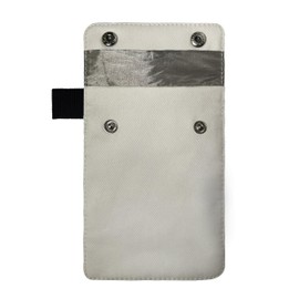 Faraday Bag for Key Fob, RFID Signal Blocking Car Key Fob Protector, Faraday Cage Protector (White)