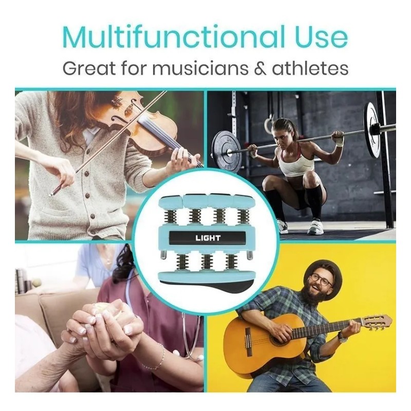 🖐️💪 Pack de 3 Ejercitadores para Dedos Vive Health: Fuerza,