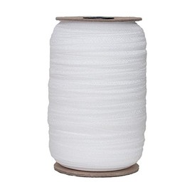100 Yards of White 5/8" FOE Fold Over Elastic - ElasticByTheYard