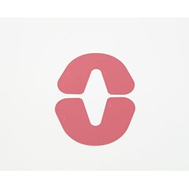 Dental Lab Shellac Base Plates Lower Single Thickness Pink Bite Registration 100pcs