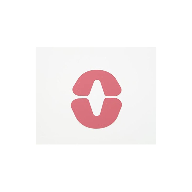 Dental Lab Shellac Base Plates Lower Single Thickness Pink Bite