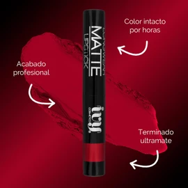 Labial Mate y Delineador IVY + Gloss Hidratante Nicka K Kit de labios Libre de Crueldad Animal y Parabenos (Red velvet)