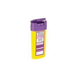 SharpsGuard Cyto Purple Flip Lid 0.6 Litre Colour Coded Sharps Bin