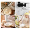 MEISO 3Pcs Whisk Attachment, Food-Grade Stainless Steel Hand Mixer Attachments,
