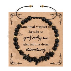 YELUWA Gifts for Women, Bracelet Natural Stones Woman Idea Original Gift Teenager Girls Gifts Christmas Wife Birthday Gift for Women Daughter Mother Sister Girlfriend, Stainless Steel, Bead