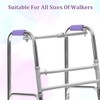 2 PCS Walker Handle Cushions, Purple Walker Hand Grips Covers,