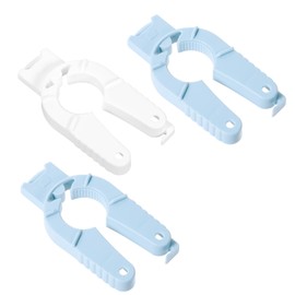 2Pcs Water Bottle Opener, Multifunctional Plastic Bottle and Can Opener Ergonomic Lid Seal Remover for Weak Hands, Seniors, Elderly