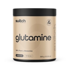 Switch Nutrition Glutamine 100% Pure L- Glutamine Unflavoured 300g