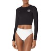 Body Glove Women's Standard Let It Be Long Sleeve Crop