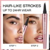 Magic Eyebrow Pencil with 4 Micro Fork Tips, Durable Waterproof