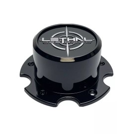 Lethal Off-Road Gloss Black Wheel Center Cap C1305-3 (5X139.7)