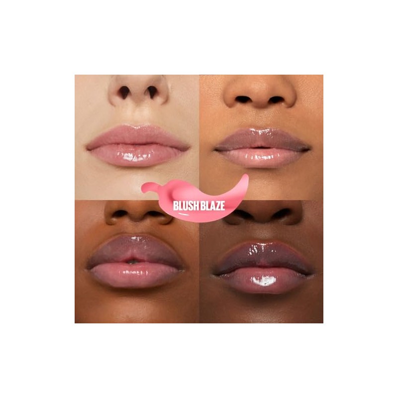 Maybelline Lifter Plump Brillo Labial Voluminizador, Maquillaje para Labios con